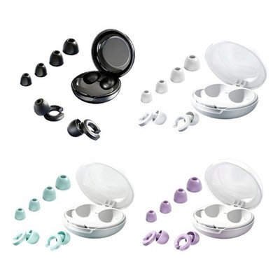 Soft Silicone Earplugs 50dB Comfortable Small Ear Fit for Sleep Noise Reduction