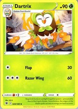 Dartrix 020/189 Uncommon Astral Radiance Pokemon Lightly Played