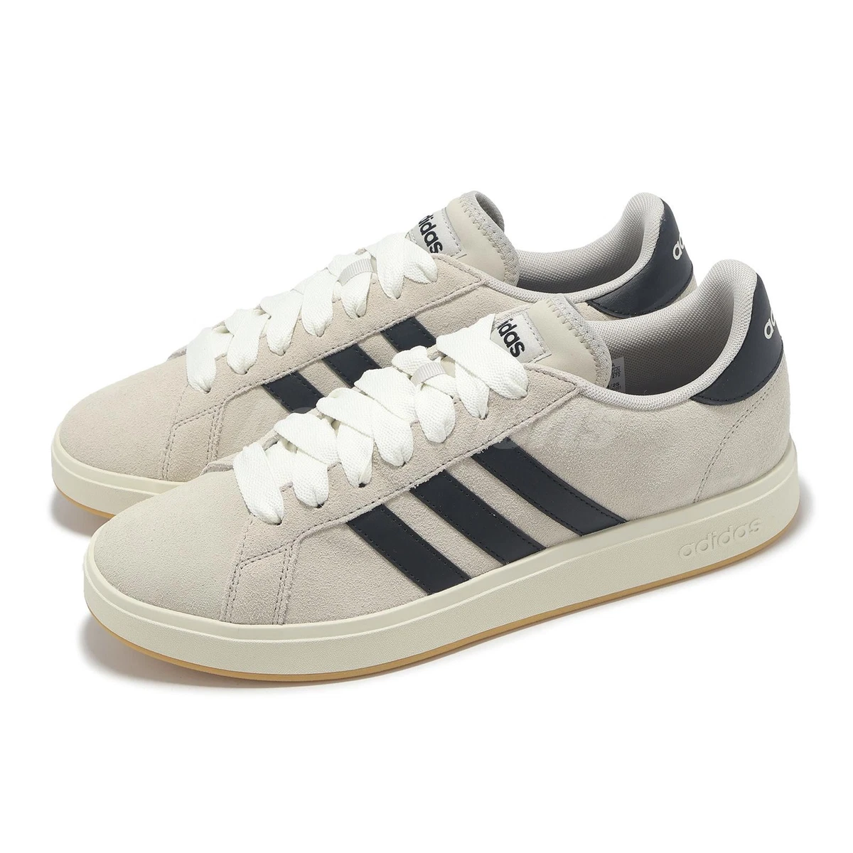 Adidas Grand Court Base 00s Beige Black for sale | eBay