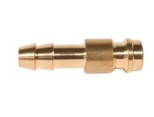 Stecknippel NW5 / 4 mm Schlaucht&uuml;lle / Schnellverschlusskupplung - Messing MS58