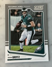 2018 Score - Carson Wentz #258 Scorecard