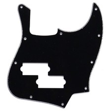 3Ply Jazz Bass Pickguard with Precision Bass Pickup Hole Bass Pickguard Black