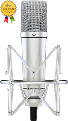 MA-87 Studio Condenser Microphone 26Mm Gold Large Diaphragm Capsule