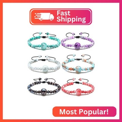 Sureio 6 Pcs Motion Sickness Bracelets Cruise Essentials Adjustable Anti Nausea 