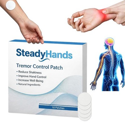 Steadyhands Tremor Control Patch, Steady Hands Control Patch - Hand Stabilizer