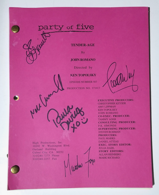 #ad Party of Five cast SIGNED Episode #507 Script JSA COA Campbell Hewitt Wolf 2 $219.99