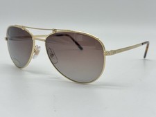 SANTOS DE CARTIER AVIATOR PILOT POLARIZED GOLD SUNGLASSES NEW 100 GENUINE 1200