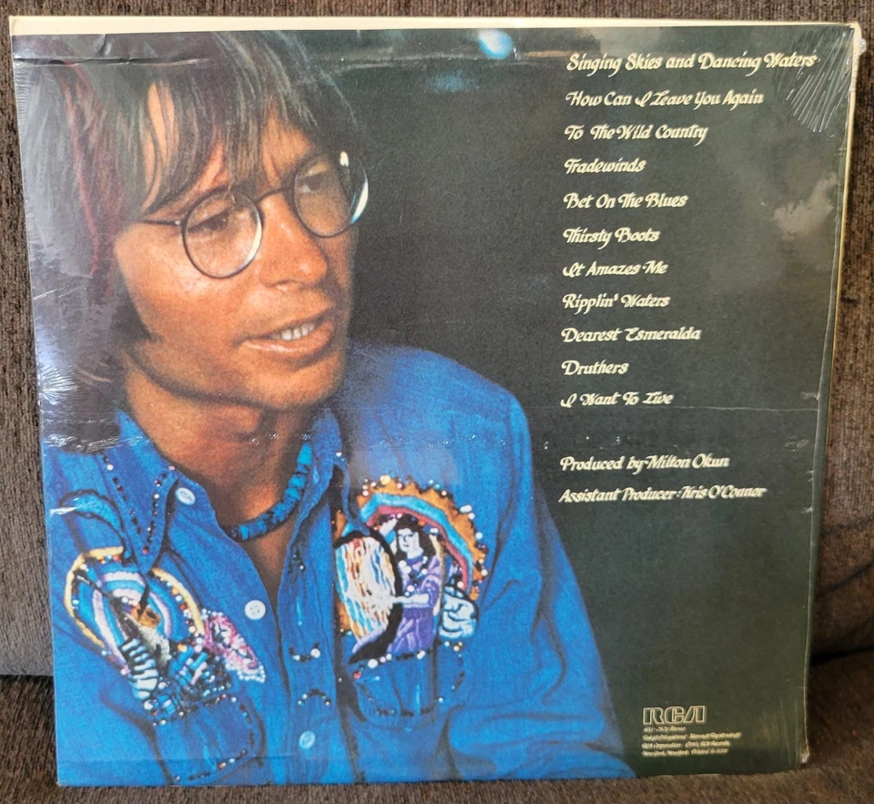 John Denver “I Want To Live” 1977 AFL12521 Sealed Old Stock RCA Record Album Foto 2 de 2