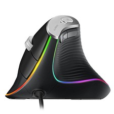 M504 Wired Vertical Mouse USB Optical Ergonomic Mouse Wired with 4 Adjustable...