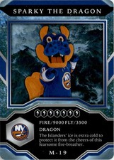 Sparky The Dragon 2021-22 Upper Deck MVP Mascots #M-19 New York Islanders