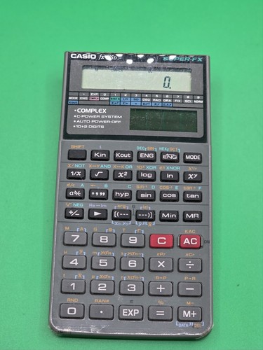 Vintage Casio fx-115D SUPER-FX Scientific Calculator | COMPLEX Mode ...