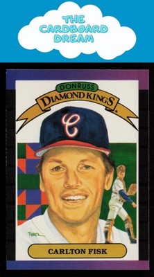 Carlton Fisk 1989 Donruss Diamond Kings #7 HOF Chicago White Sox Baseball Card