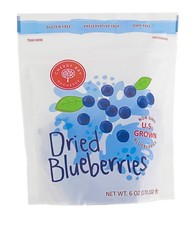 Cherry Bay Orchards Dried Blueberries 6oz Bag 100 Domestic, All Natural