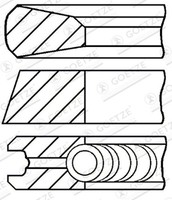 Goetze Engine Kolbenringsatz 08-785200-00 FüR Escort GBP BNP Fiesta Mondeo Ford