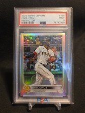 2022 Topps Chrome Refractor Sp Oneil Cruz Rookie Rc Psa 9 Non Auto