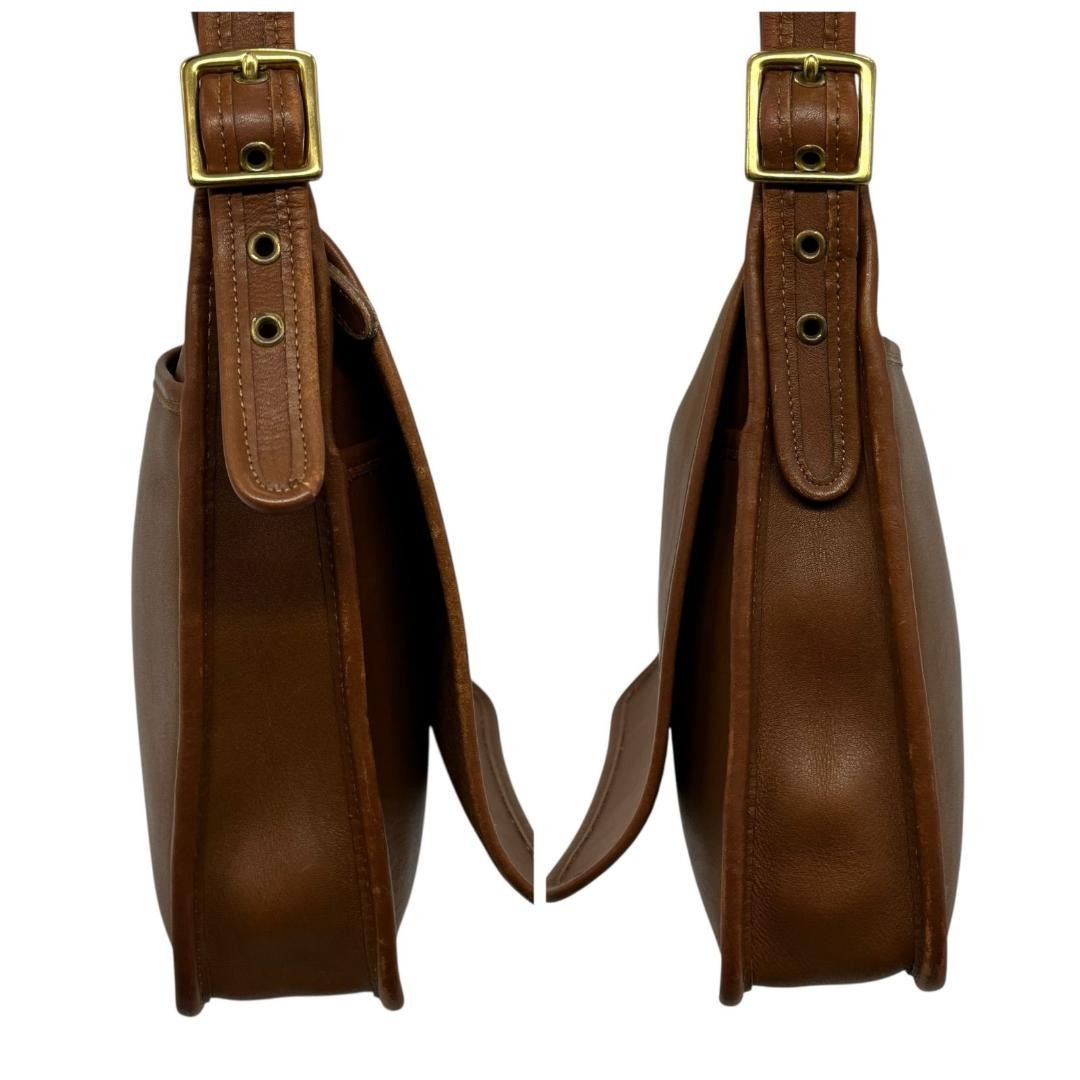 Vintage Coach Shoulder Bag Brown G126 thumbnail 4