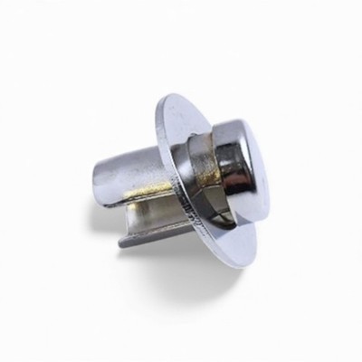 Metall Endkappe für 25mm-32mm Chrom Aufhängeschienensysteme