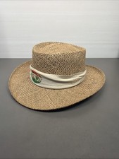 Vintage Ford Esp Straw Hat Imperial Headware LG/XL Bt31