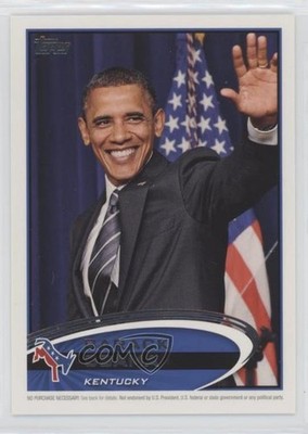 2012 Topps Update Presidential Predictor Barack Obama (Kentucky) #PPO-17 4xw