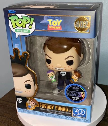 Funko Pop Digital Freddy Funko as Sid Royalty 1919 PCS #402 Toy Story 30 Years