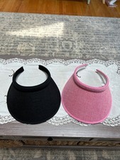 Women s Adjustable Sun Visor Set - Pink and B...