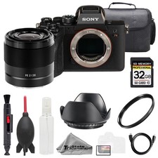 Sony a7R IVA  Sony FE 28mm f/2 Lens 32GB  Bag UV Filter- Basic Kit