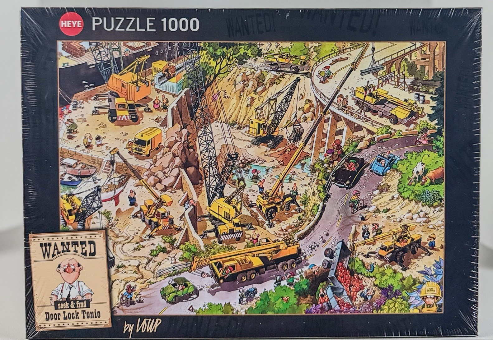 Heye “Door Lock Tonio” Loup 1000 Pc Puzzle | Import | Construction Seek & Find
