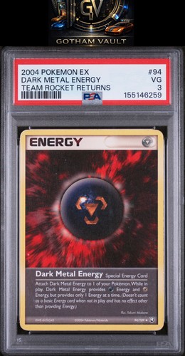 Dark Metal Energy graded PSA 3 for sale on eBay