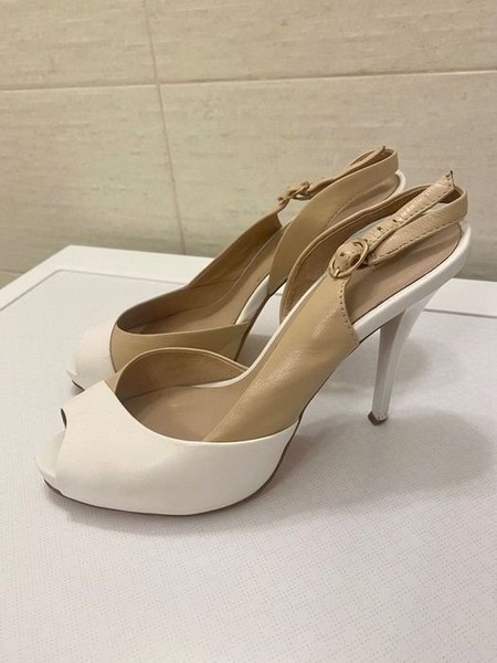 Women Vitto Rossi Heels Beige 37