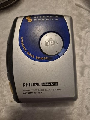 Vintage Philips Magnavox AQ6581 Cassette Player Am/FM Radio