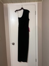 NEW WITH TAGS Belle Badgley Mischka Maya One Shoulder Prom Gown Cocktail sz 4