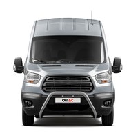 FrontbüGel FrontschutzbüGel FüR Ford Transit 2015-2019 Mit Abe Silber Rammschutz