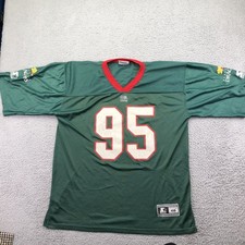 Vintage Barcelona Dragons Jersey Mens Large Green WLAF Football Starter 95 90s