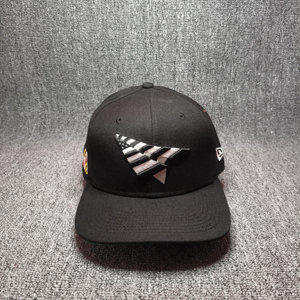 New Era Roc Nation Paper Plane Snapback Hat Cap Black Flat Brim J975