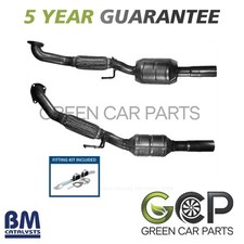BM Catalytic Converter Kit Fits VW Polo Seat Ibiza Cordoba 1.9 TDi #1