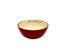 Lenox Holiday Luna Nesting Dinnerware Replacement Bowl Red Cream Pattern