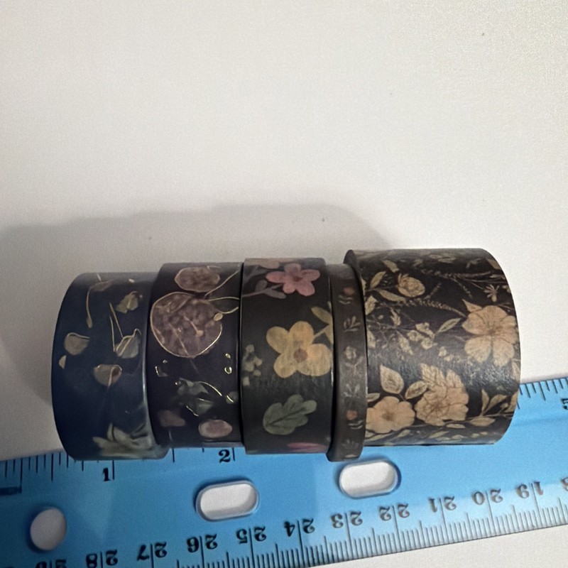 New Washi Tape 5 Rolls Of Nighttime Theme For DIY Arts & Crafts