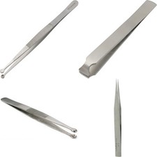 Bead Beading Tweezers Set for Jewelry Making, Watch and Electrical Repair