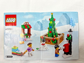 LEGO Seasonal set# 40263 - Christmas Town Square - 100% complete!