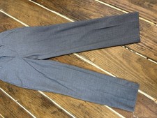 Dark Grey Formal Straight Loose Dress Pants S...