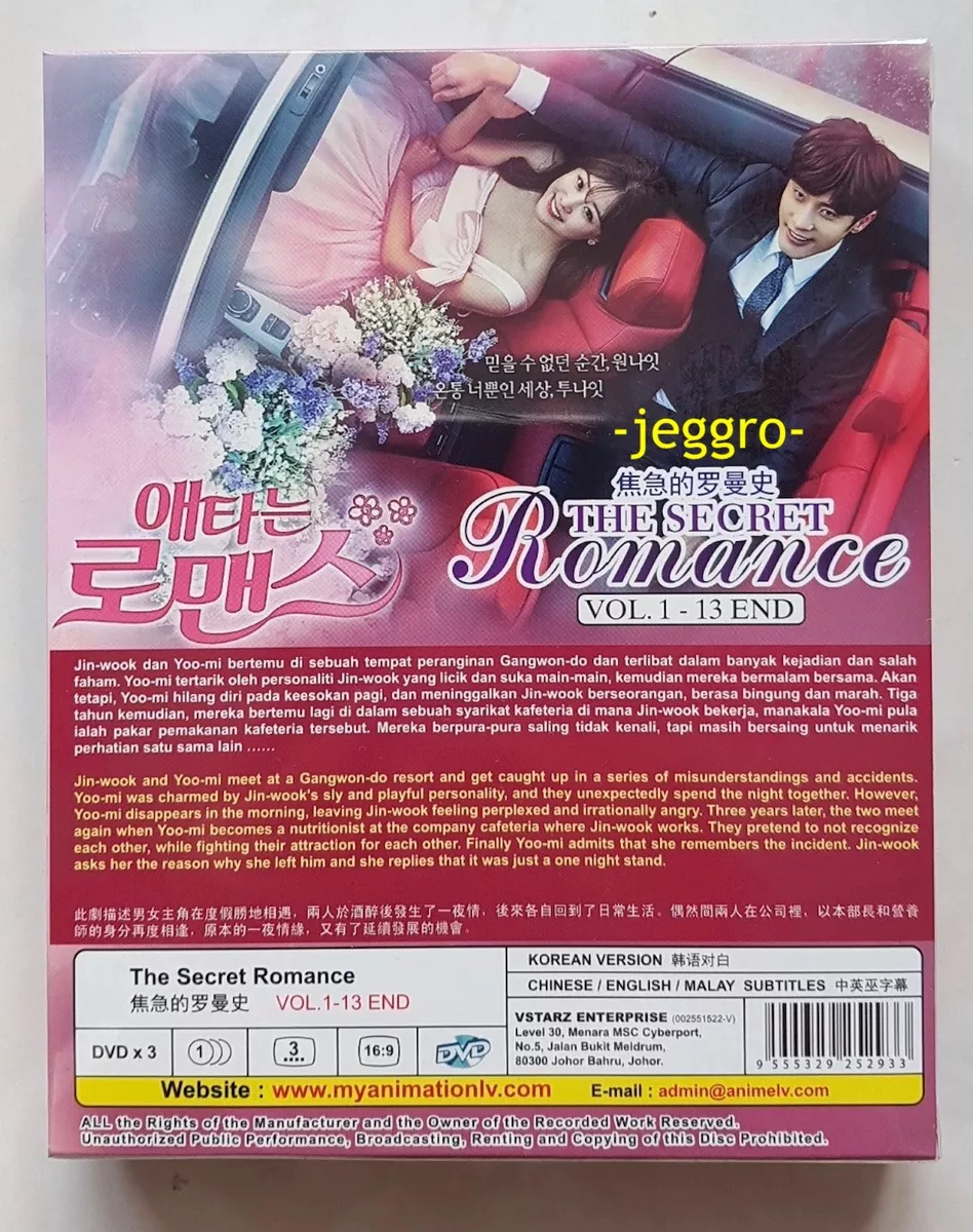 Korean Drama: My Secret Romance, TV Series, DVD, Eng Sub