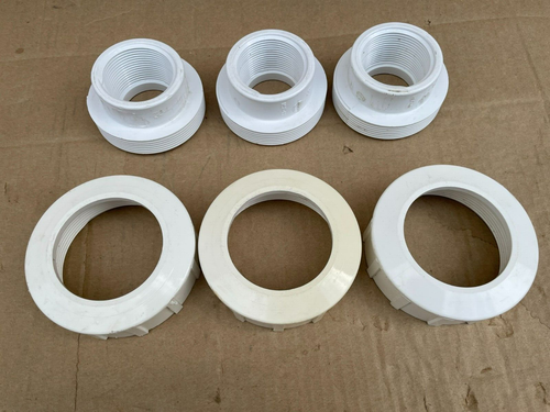 Endstück 1-1/2" mit Dichtungen für Überwurfmutter 1-1/2" (6 Stück) - Bild 4 von 11