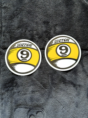AUTHENTIC Sector 9 Nine Skateboards Longboard Cruiser Vintage 8ball STICKER 5x5