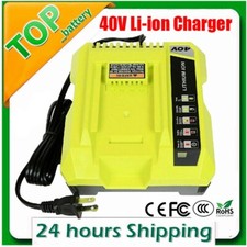Rapid OP401 Charger For Ryobi 40V 6.0Ah Battery 40 Volt Lithium OP4050 OP40602