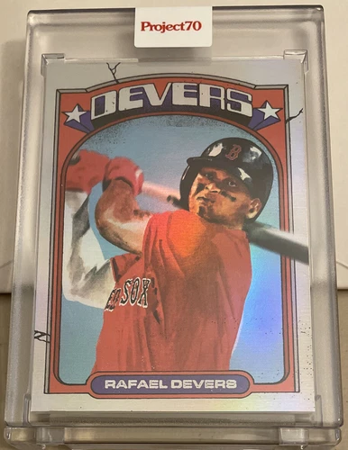 Topps Project70® #644 ⚾️ 1972 Rafael Devers by Jacob Rochester ⚾️ FOIL #28/70