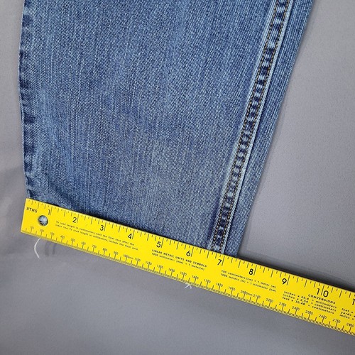 Pantalones de mezclilla Tommy Hilfiger para hombre desgastados tiro medio recto talla 30 x 32 - Imagen 5 de 12