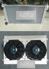 ALUMINUM RADIATOR & SHROUD & FANS FOR VW GOLF MK1/2 GTI / SCIROCCO 1.6 1.8 8V MT