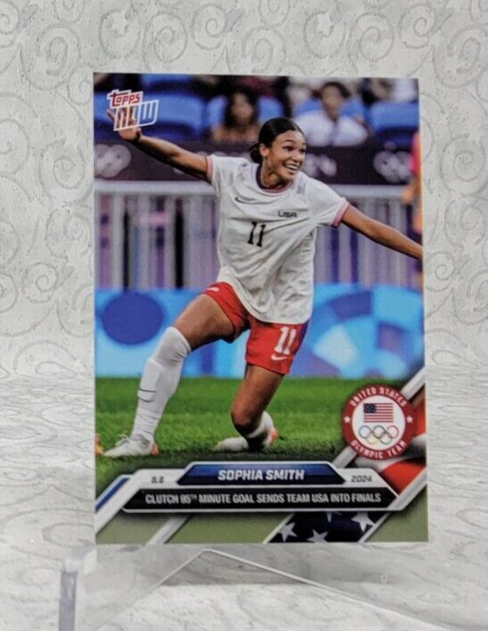 2024 Topps NOW Olympics Sophia Smith #18 Team USA Women's Soccer