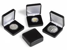 Lighthouse Coin Case NOBILE for 1 Coin 38mm in Round Capsule Black 317668
