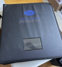 Creative Memories Sticker Organizer 3 Ring Binder Zipper w/9 Pages, 3dividers